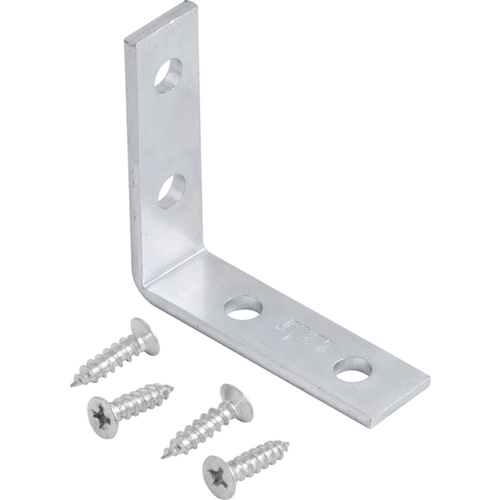Cantoneira para cortina 4 x 4 cm zincada com 4 peças Cantoneira para cortina 4 x 4 cm zincada com 4 peças