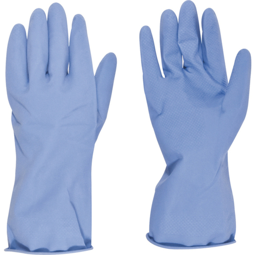 Luva de látex com forro XG azul Luva de látex com forro XG azul