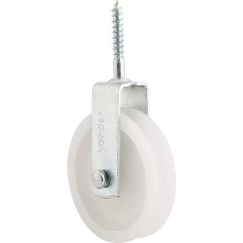 Roldana plástica 6 cm com parafuso Roldana plástica 6 cm com parafuso