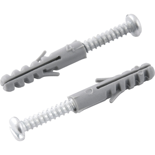 Parafuso autoatarraxante cabeça panela 2,9 x 19 mm com bucha 4 mm com 10 peças Parafuso autoatarraxante cabeça panela 2,9 x 19 mm com bucha 4 mm com 10 peças