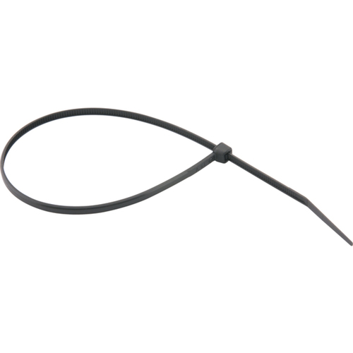 Abraçadeira de nylon preta 4,8 x 20 cm embalagem com 20 peças Abraçadeira de nylon preta 4,8 x 20 cm embalagem com 20 peças