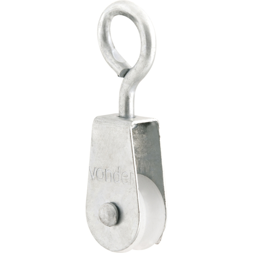 Roldana plástica 2 cm com olhal Roldana plástica 2 cm com olhal