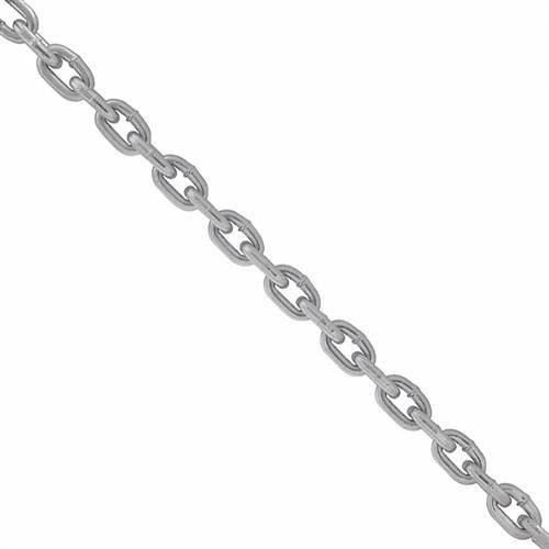 Corrente zincada em aço carbono 3,2 mm com elos curtos - (vendida por metro) Corrente zincada em aço carbono 3,2 mm com elos curtos - (vendida por metro)