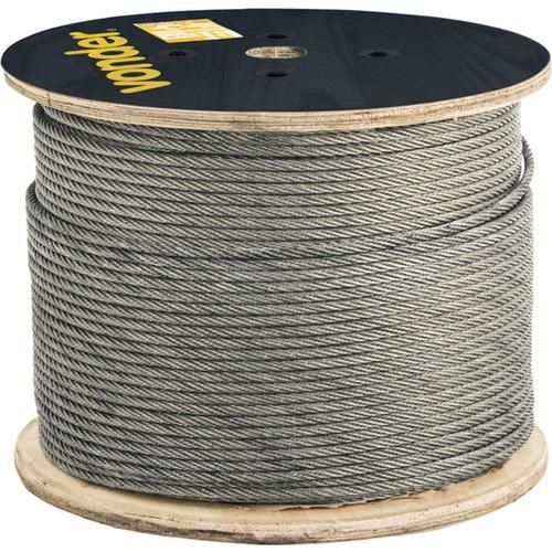 Cabo de aço galvanizado alma de fibra 3/32 Cabo de aço galvanizado alma de fibra 3/32