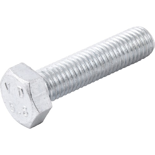 Parafuso sextavado 12 x 50 mm pacote com 100 peças Parafuso sextavado 12 x 50 mm pacote com 100 peças