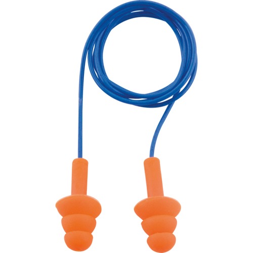 Protetor auditivo tipo plug de silicone com 10 pares Protetor auditivo tipo plug de silicone com 10 pares
