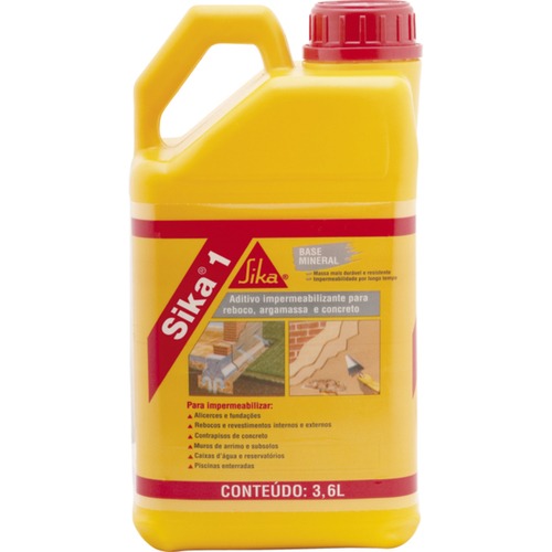 Aditivo impermeabilizante 3,6 litros Aditivo impermeabilizante 3,6 litros
