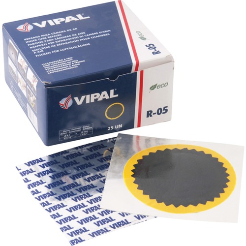 Remendo para câmara de ar 100 mm com 25 unidades - R05 Remendo para câmara de ar 100 mm com 25 unidades - R05