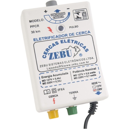 Eletrificador de cerca 30 km - PPCR Eletrificador de cerca 30 km - PPCR