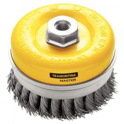 Escova de aço tipo copo arame torcido 4 Escova de aço tipo copo arame torcido 4