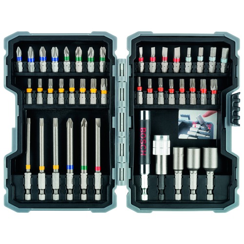 Jogo de bits e ponteiras com 43 peças Jogo de bits e ponteiras com 43 peças