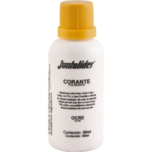 Corante líquido para tinta 50 ml ocre Corante líquido para tinta 50 ml ocre