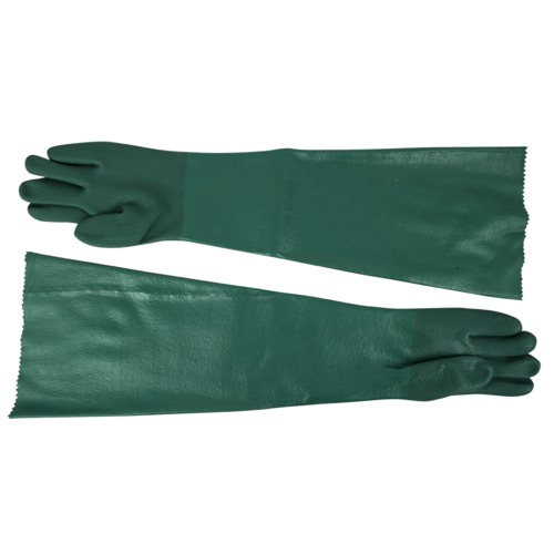Luva de pvc com palma áspera de 70 cm Luva de pvc com palma áspera de 70 cm
