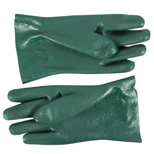 Luva de pvc com palma áspera de 25 cm Luva de pvc com palma áspera de 25 cm