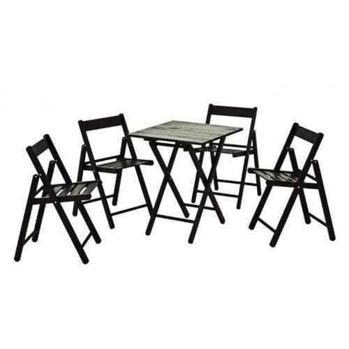 Conjunto aconchego 1 Mesa + 4 cadeiras cor tabaco Conjunto aconchego 1 Mesa + 4 cadeiras cor tabaco
