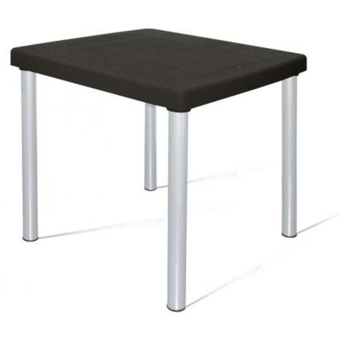 Mesa quadrada 80 x 80 cm preta - MONA Mesa quadrada 80 x 80 cm preta - MONA