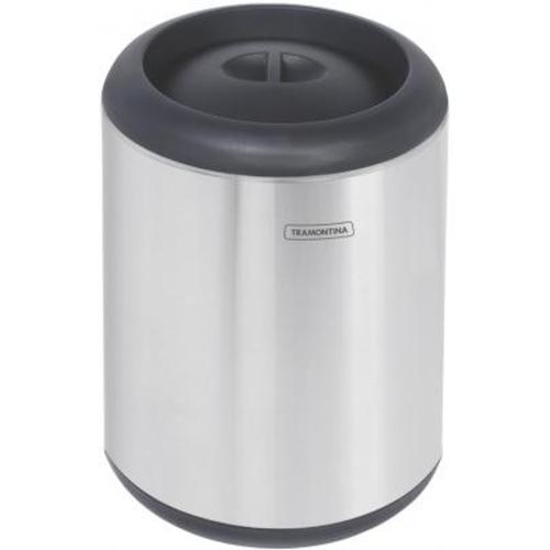 Lixeira em aço inox com tampa 10 L Lixeira em aço inox com tampa 10 L