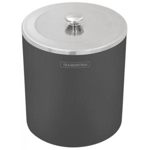 Lixeira em polipropileno tampa inox 5 litros Lixeira em polipropileno tampa inox 5 litros