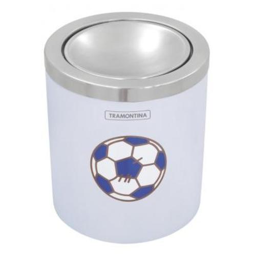 Recipiente multiuso azul com tampa basculante de inox 5 L Recipiente multiuso azul com tampa basculante de inox 5 L
