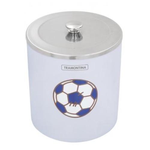 Recipiente multiuso azul com tampa de inox 5 L Recipiente multiuso azul com tampa de inox 5 L