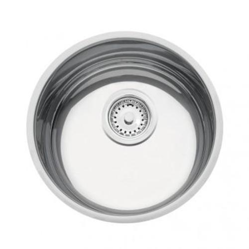 Cuba redonda em aço inox alto brilho 30 cm Cuba redonda em aço inox alto brilho 30 cm