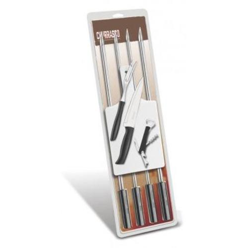 Kit para churrasco com 8 peças Kit para churrasco com 8 peças