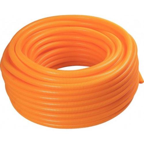 Conduíte corrugado reforçado laranja 1/2 Conduíte corrugado reforçado laranja 1/2