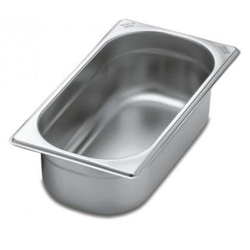 Cuba para rechaud em aço inox 1/3 sem alças profundidade de 150 mm Cuba para rechaud em aço inox 1/3 sem alças profundidade de 150 mm