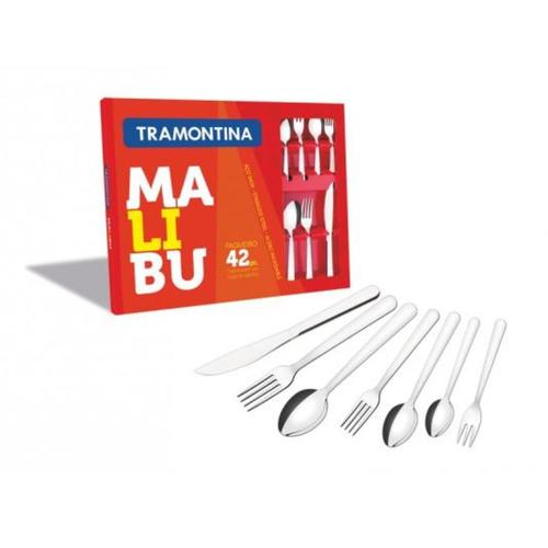 Faqueiro em aço inox 42 peças - MALIBU Faqueiro em aço inox 42 peças - MALIBU