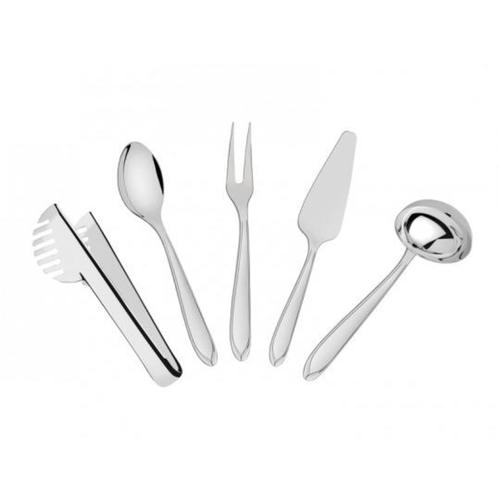 Jogo de utensílios em aço inox 5 peças Jogo de utensílios em aço inox 5 peças