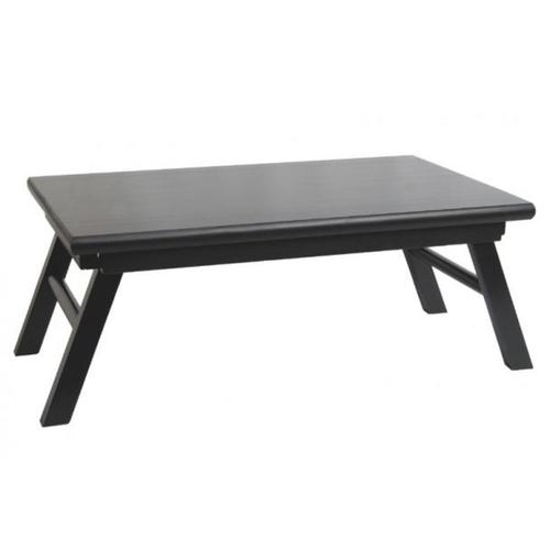 Mesa de madeira 502 x 311 x 215 mm preta Mesa de madeira 502 x 311 x 215 mm preta
