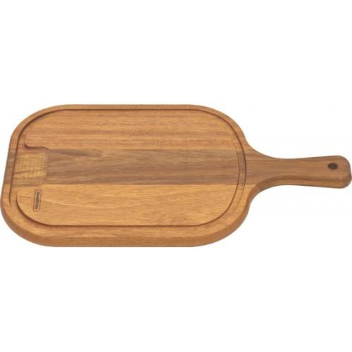 Tábua retangular de madeira com cabo 43 cm Tábua retangular de madeira com cabo 43 cm