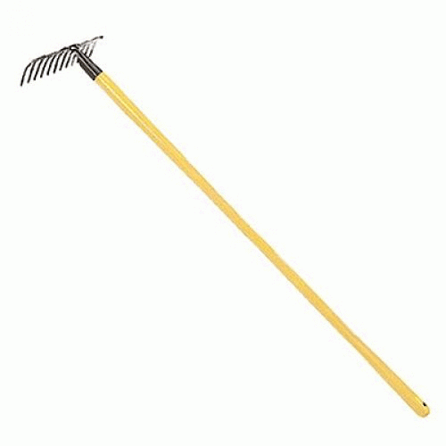 Ancinho curvo leve com cabo de madeira 120 mm 12 dentes - 77101/624 Ancinho curvo leve com cabo de madeira 120 mm 12 dentes - 77101/624