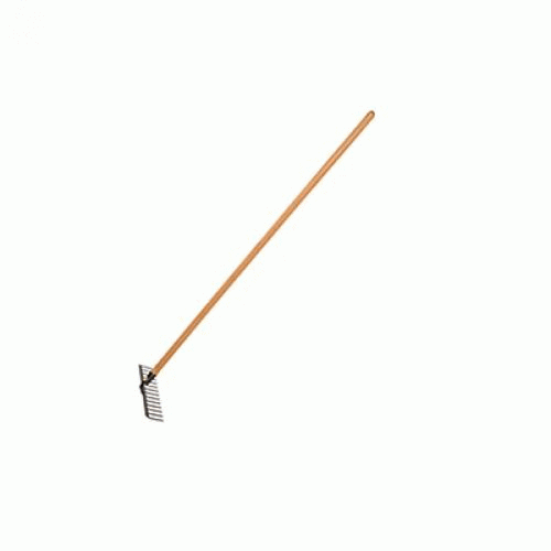 Ancinho curvo leve com cabo de madeira 150 mm 16 dentes - 77101/644 Ancinho curvo leve com cabo de madeira 150 mm 16 dentes - 77101/644