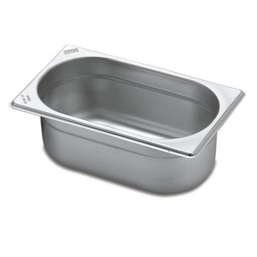 Cuba para rechaud em aço inox ¼ sem alças Cuba para rechaud em aço inox ¼ sem alças