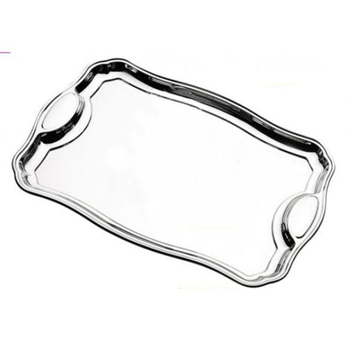 Bandeja retangular em aço inox 420 x 295 mm Bandeja retangular em aço inox 420 x 295 mm