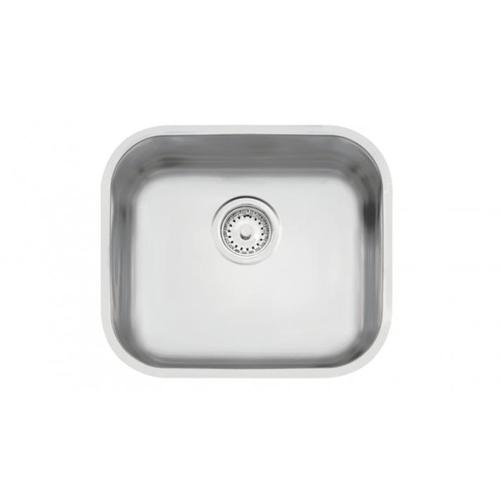 Cuba para cozinha em aço inox acetinado 40 x 34 cm com válvula - Prime Cuba para cozinha em aço inox acetinado 40 x 34 cm com válvula - Prime