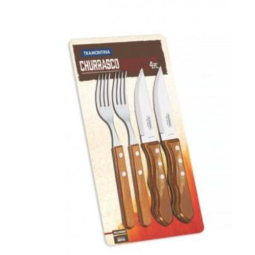 Jogo para churrasco 4 peças Jogo para churrasco 4 peças