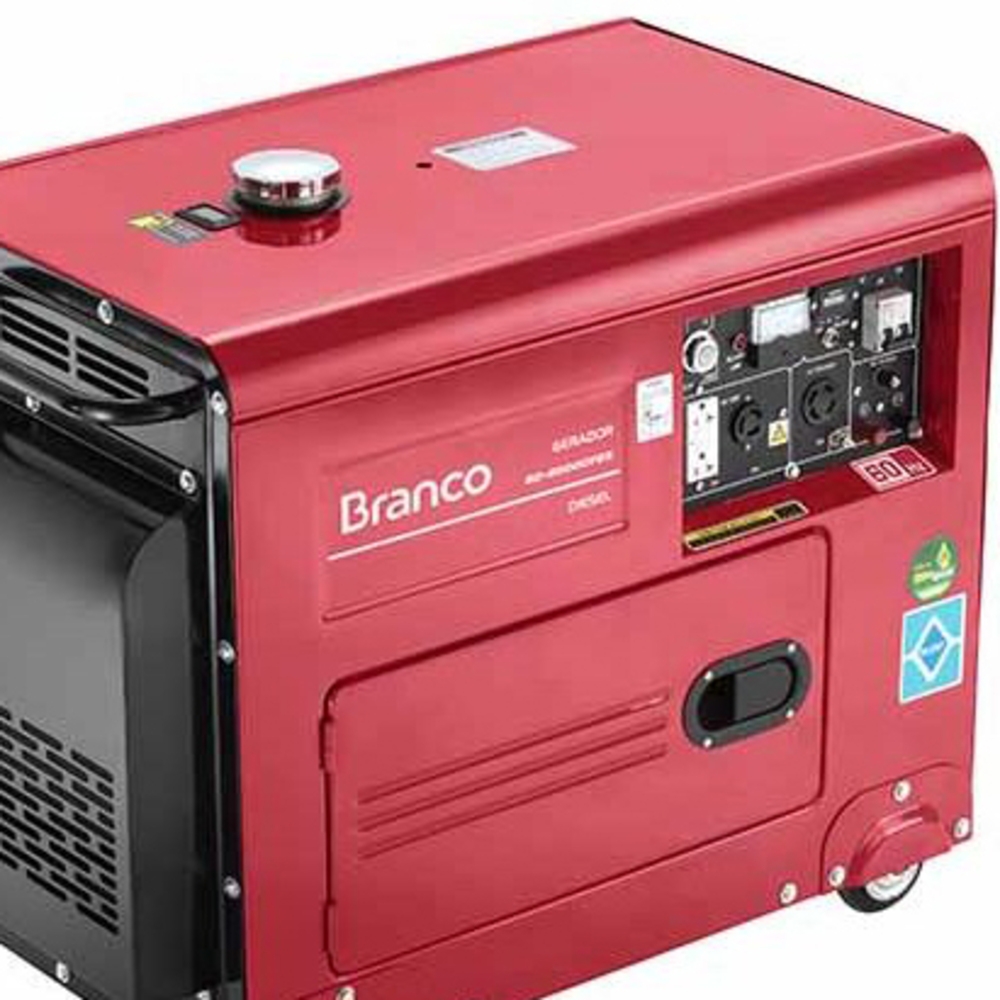 Gerador de energia à diesel 4 kva potência de 10 hp monofásico BD
