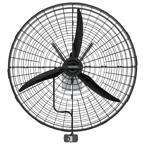 Ventilador de parede industrial 1 m 1/2 cv 3 velocidades