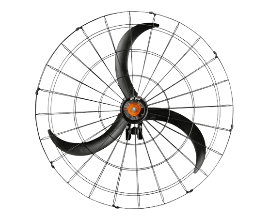 Ventilador de parede industrial 1 metro fixo com chave de velocidade