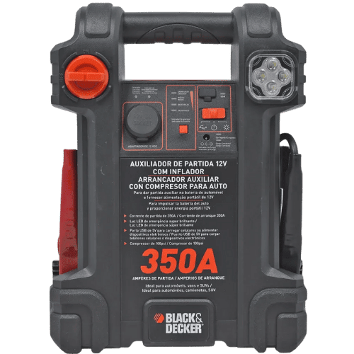 Auxiliar de partida 350A 12V com compressor integrado - JS350CC