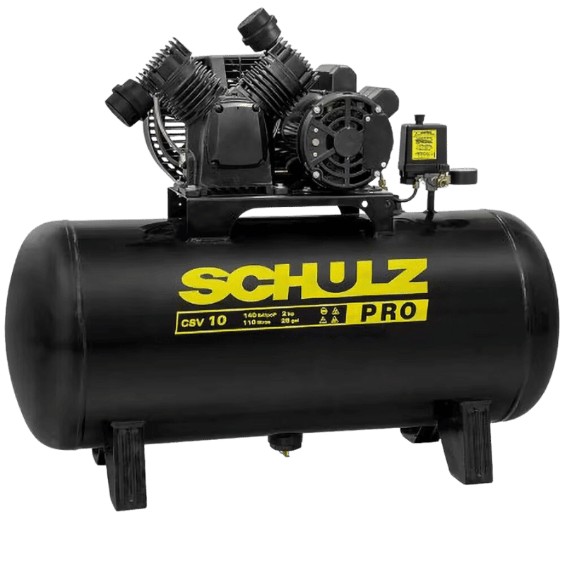 Compressor de ar 10 p�s 110L 2 hp 140 libras monof�sico - PRO CSV10
