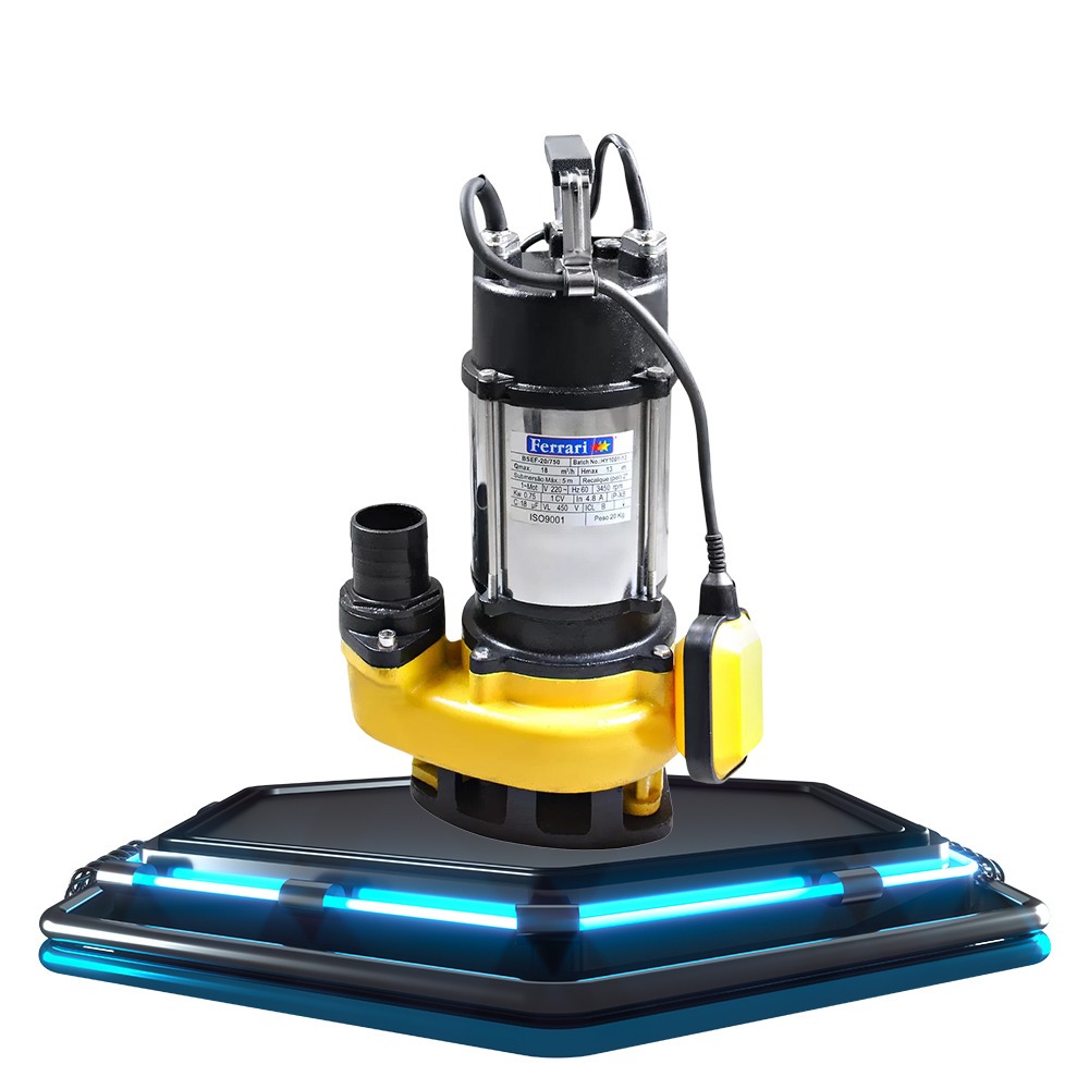 Bomba submersvel 750 watts p/ gua Suja
