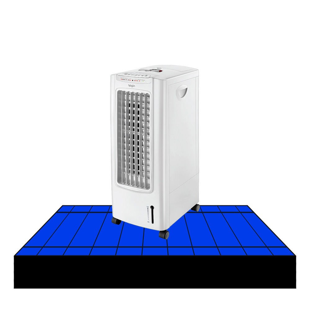 Climatizador de ar  porttil 3 funes com controle  