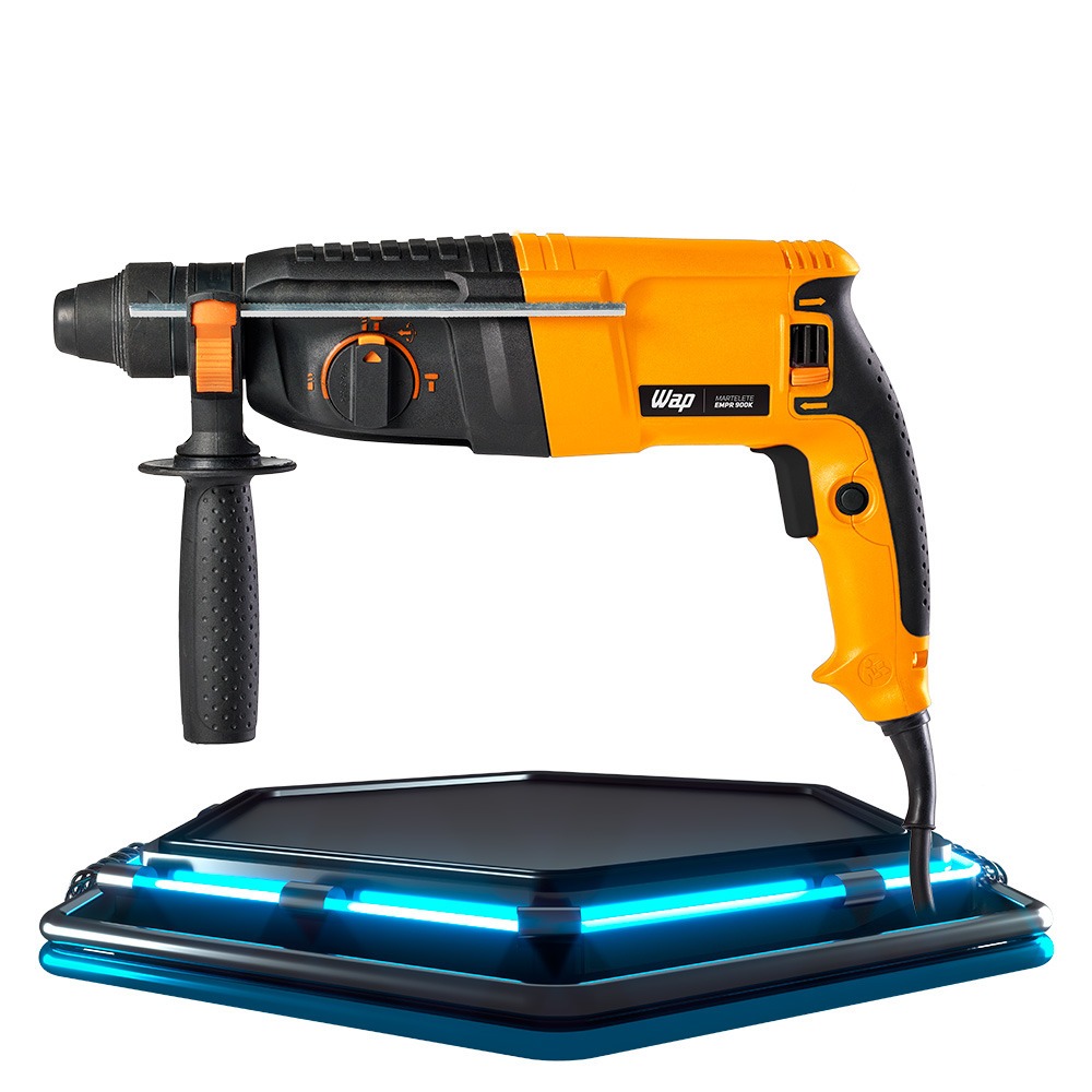 Martelete Perfurador e Rompedor 900W SDS Plus com kit