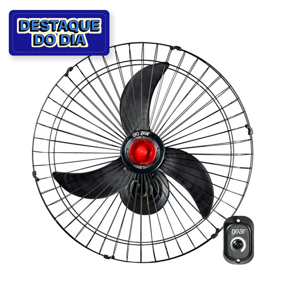 Ventilador de parede 70 cm oscilante bivolt 
