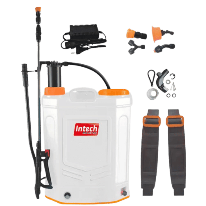 Pulverizador costal a bateria e manual capacidade 20L