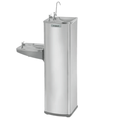 Bebedouro purificador de coluna conjugado kromanox - Press Star Side