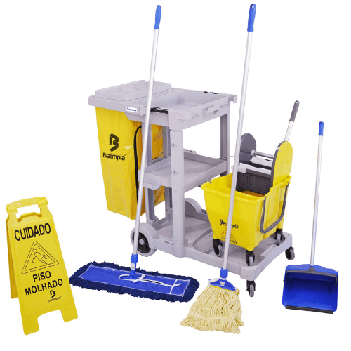 Kit para limpeza profissional n� 3 amarelo
